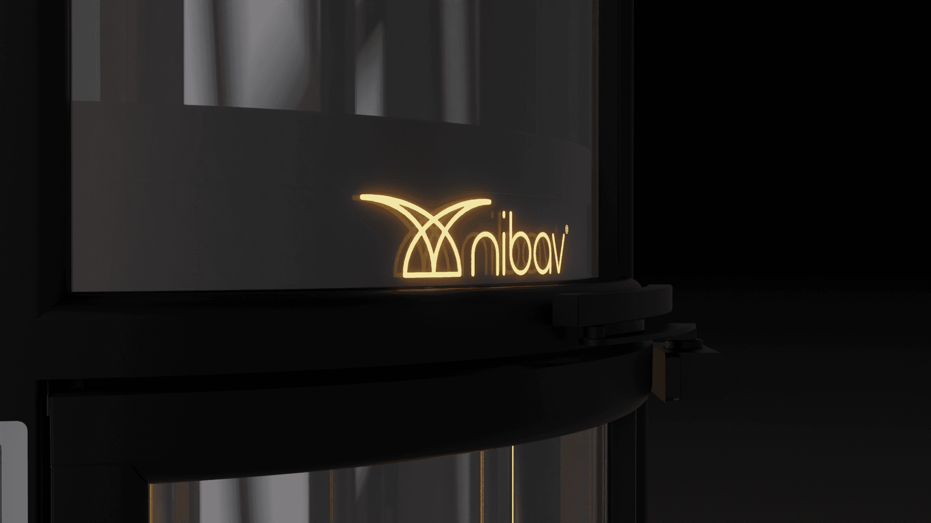 Laser Cut Exterior Logo Light